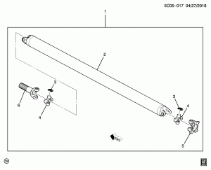 КАРДАННЫЙ ВАЛ (ЦЕЛЬНЫЙ)