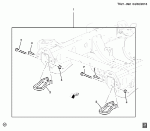 КРЮК ТЯГОВОГО УСТРОЙСТВА (УСТАНАВЛИВАЕТСЯ ДИЛЕРОМ, ХРОМИРОВАННЫЙ БУКСИРНЫЙ КРЮК VQY)