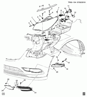 LAMPS/FRONT (BUICK W49)