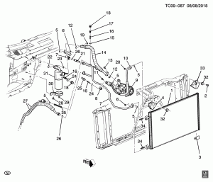 A/C REFRIGERATION SYSTEM/FRONT (EXC HYBRID HP2)