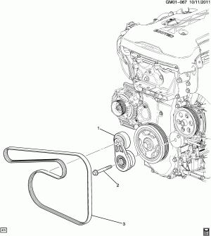 PULLEYS & BELTS/ACCESSORY DRIVE (LCV/2.5A)