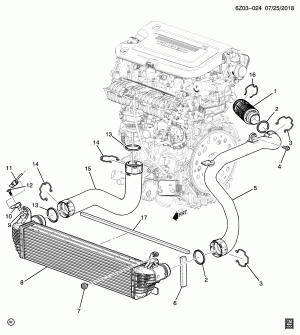 СИСТЕМА ПРОМЕЖУТОЧНОГО ОХЛАДИТЕЛЯ ТУРБОНАГНЕТАТЕЛЯ (LSY/2.0-4)