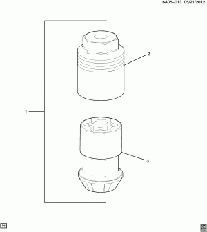 WHEELS/SECURITY LOCK (PB4)