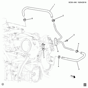 TURBOCHARGER COOLING SYSTEM (L3B/2.7K)