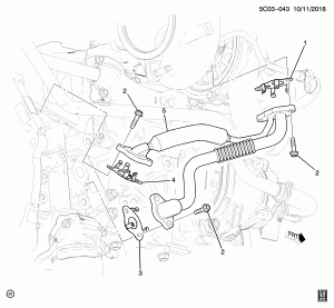 TURBOCHARGER LUBRICATION SYSTEM (L3B/2.7K)