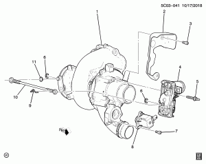 TURBOCHARGER ASSEMBLY (L3B/2.7K)