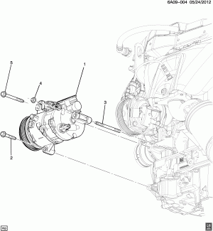 A/C COMPRESSOR MOUNTING (LTG/2.0X)