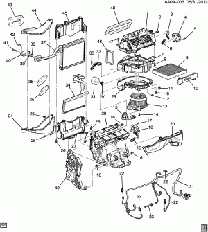 A/C & HEATER MODULE ASM PART 1 (CJ2)