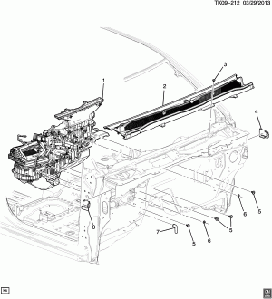 ВОЗДУХОРАСПРЕДЕЛИТЕЛЬНАЯ СИСТЕМА/КРЕПЛЕНИЕ МОДУЛЯ