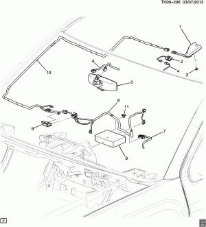СИСТЕМА СВЯЗИ ("ONSTAR" UE1, ИНФОРМАЦИОННО-РАЗВЛЕКАТЕЛЬНАЯ СИСТЕМА IO6)
