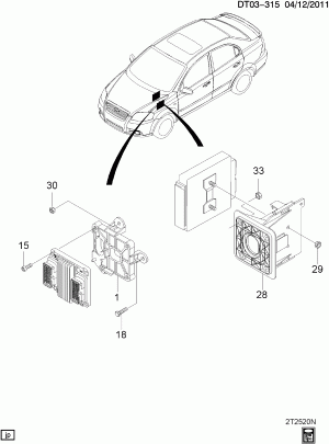 EMISSION CONTROLS MOUNTING