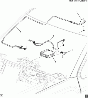 АНТЕННА/ЦИФРОВАЯ АУДИОСИСТЕМА (IO6, КРОМЕ UE1,U2K)