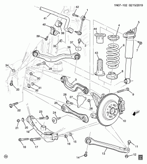 SUSPENSION/REAR-CONTROL ARMS, SPRING, STABILIZER BAR