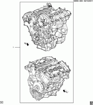ENGINE ASM & PARTIAL ENGINE (LFX/3.6-3)