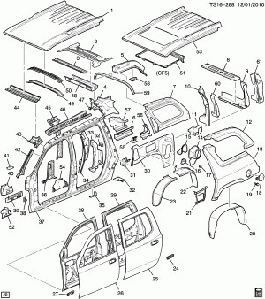 SHEET METAL/BODY SIDE & ROOF
