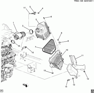 AIR INTAKE SYSTEM (LLT/3.6D)