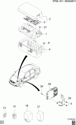 MODULE BOX FUSE & RELAY