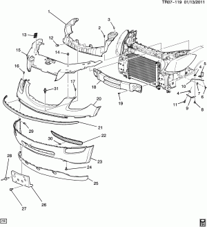 BUMPER/FRONT (BUICK W49)