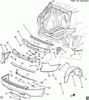 BUMPER/REAR (BUICK W49)