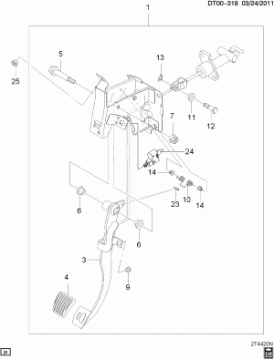 CLUTCH PEDAL UNIT(MPN)