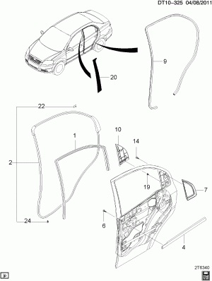 DOOR HARDWARE/REAR-WEATHERSTRIPS