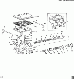 BRAKE MASTER CYLINDER (JB8,JD7)