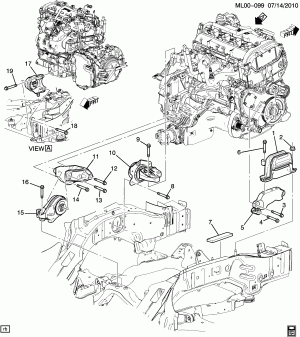 ENGINE & TRANSMISSION MOUNTING (LEA/2.4K, AUTOMATIC MHC)