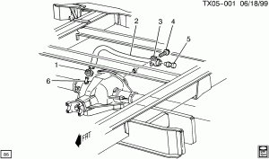REAR AXLE VENT HOSE & RELATED PARTS