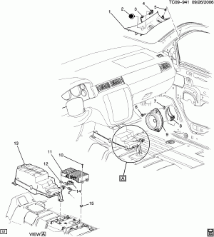 AUDIO SYSTEM/FRONT (UPLEVEL TRIM SLT)