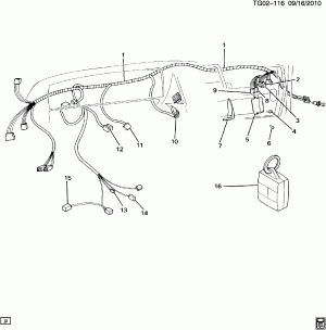 WIRING HARNESS KEYLESS ENTRY