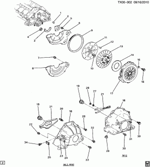 CLUTCH (MANUAL ML3,MW1,MY2)