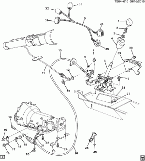 SHIFT CONTROL/AUTOMATIC TRANSMISSION (SYCLONE ZR9)