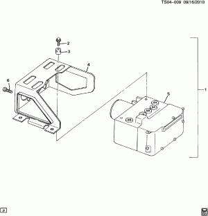 BRAKE CONTROL MODULATOR VALVE (FOUR WHEEL ANTILOCK)
