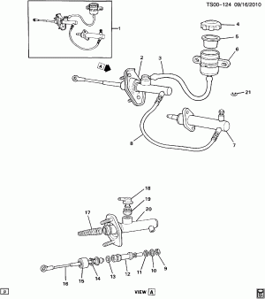 CLUTCH CYLINDERS/HYDRAULIC (MANUAL ML3,MW1,MY2)