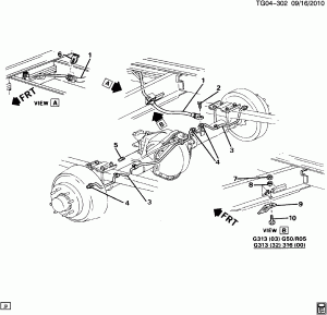 BRAKE LINES/REAR CROSSOVER PIPE