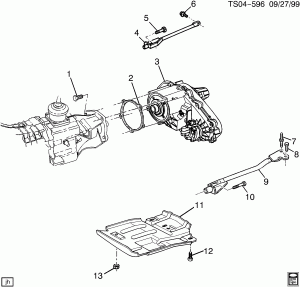 TRANSFER CASE ADAPTER (M/TRNS, 2-SPD ELEC SHFT TRFER CASE NP1)