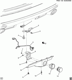 LAMPS/REAR FOG (BUICK W49, T79)