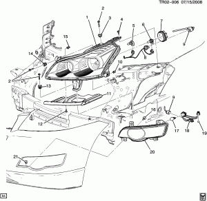 LAMPS/FRONT (CHEVROLET X88)