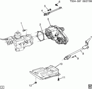 TRANSFER CASE ADAPTER (M/TRNS, 2-SPD P/BUT TRFER CASE NP8)