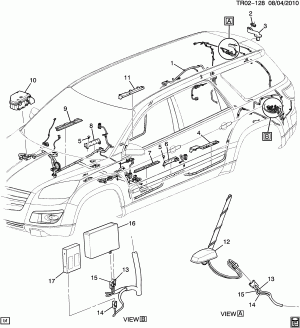 WIRING HARNESS/BODY (CHEVROLET X88)
