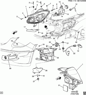 LAMPS/FRONT (BUICK W49)
