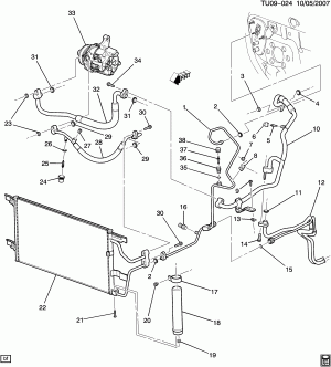 A/C REFRIGERATION SYSTEM/FRONT (LZ9/3.9-1, C69)