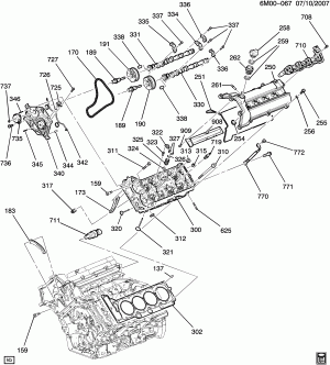 ENGINE ASM-4.4L V8 PART 2 CYLINDER HEAD & RELATED PARTS (LC3/4.4D)
