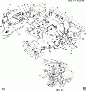 BATTERY CABLES (DIESEL, DUAL GENERATORS KXB)