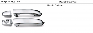 DOOR HANDLE PKG/FRONT & REAR