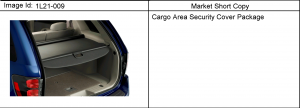COVER PKG/CARGO AREA
