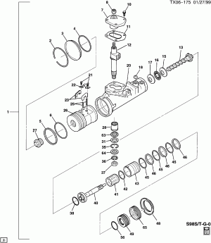 STEERING GEAR ASM