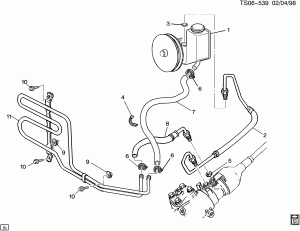 STEERING PUMP LINES (LN2/2.2-4,L43/2.2-4)