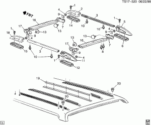 LUGGAGE CARRIER (CHEVROLET X88/G.M.C. Z88)