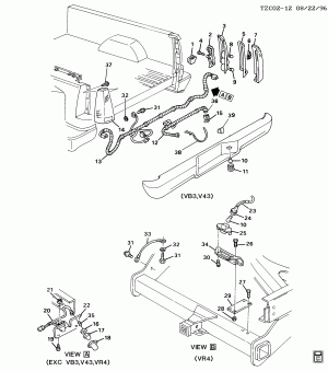 LAMPS/REAR (STEPSIDE PICKUP BOX E62)